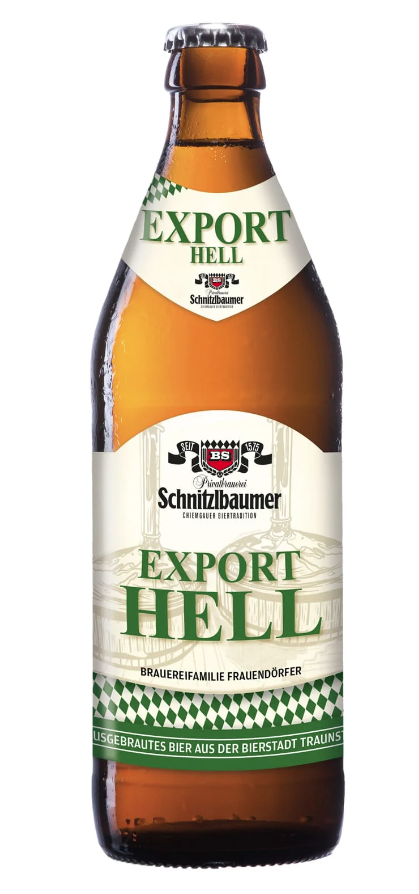 Schnitzlbaumer- Export Hell Lager 5.2% ABV 500ml Bottle - Martins Off Licence