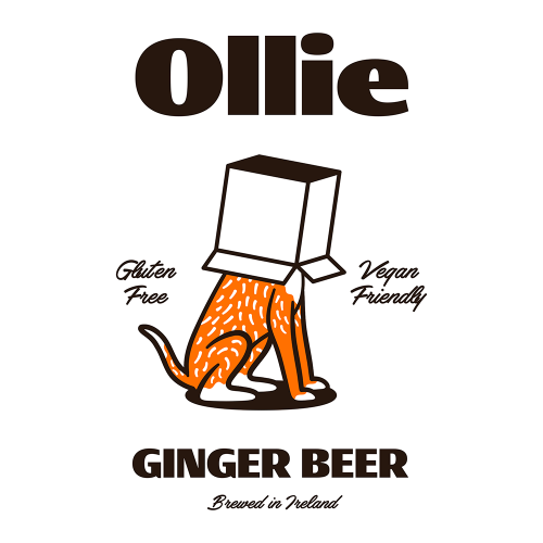 Hopfully Ollie Ginger Beer 4% ABV 500ml Bottle