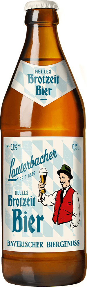 Riegele- Lauterbacher Brotzeit-Bier Helles 5.1% ABV 500ml Bottle