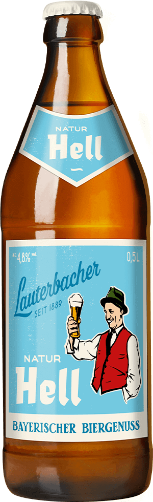 Riegele- Lauterbacher Natur Hell 4.8% ABV 500ml Bottle