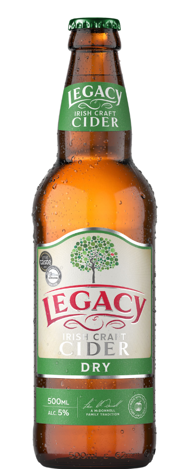 Legacy- Dry Cider 5% ABV 500ml Bottle