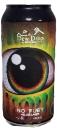 Dew Drop- No Fury Helles Lager 4.2% ABV 440ml Can - Martins Off Licence