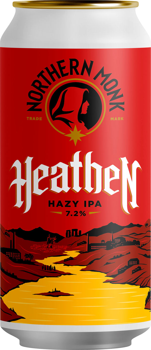 Northern Monk- Heathen Hazy IPA 7.2% ABV 440ml Can - Martins Off Licence