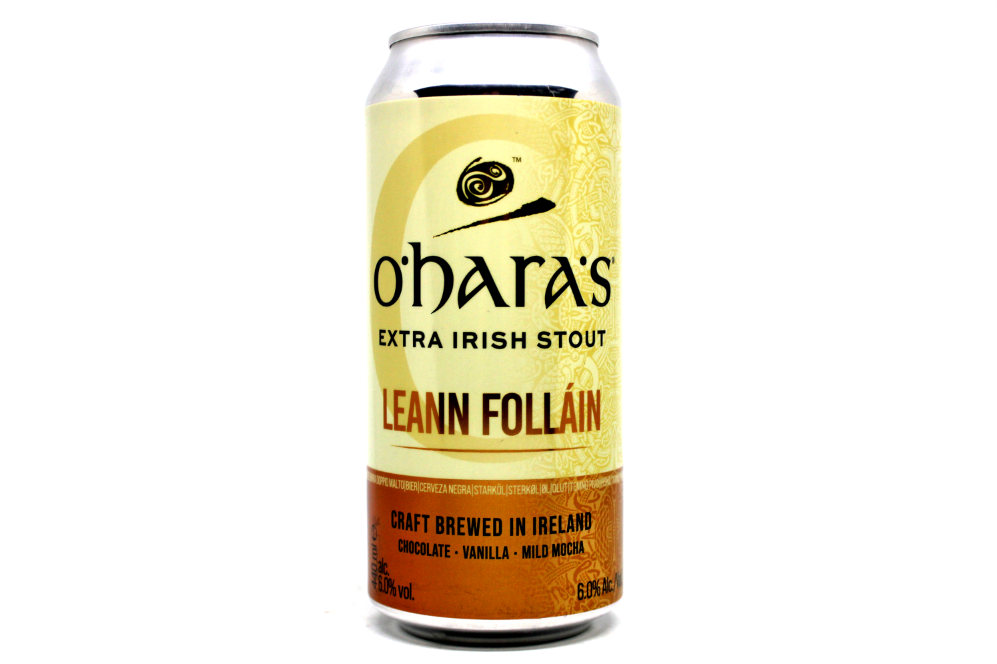 O'Hara's- Leann Follain Extra Irish Stout 6% ABV 440ml Can