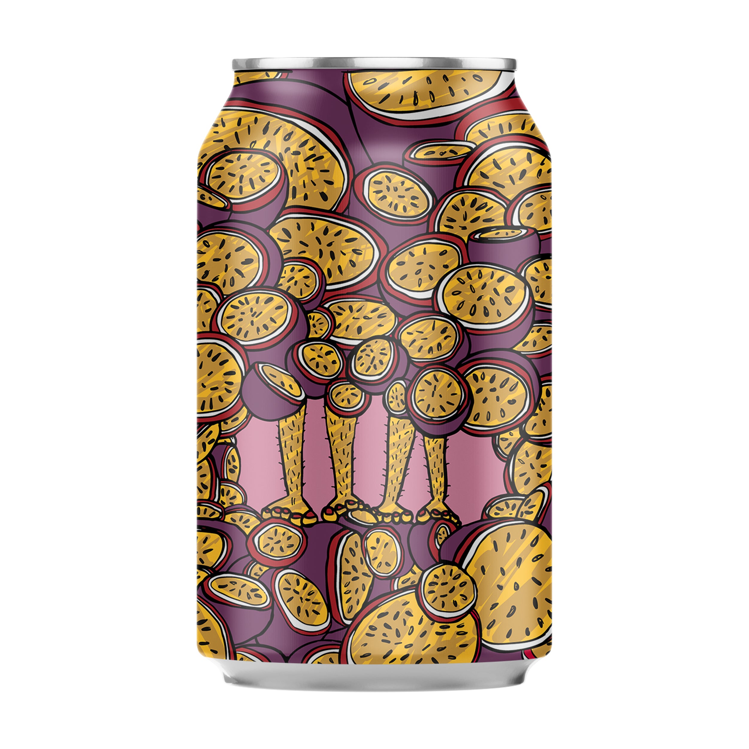 Lervig- Passion Tang Passionfruit Sour 7% ABV 330ml Can - Martins Off Licence