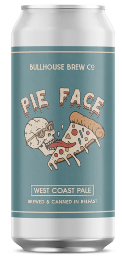 Bullhouse Brew- Pie Face Pale Ale 3.8% ABV 440ml Can