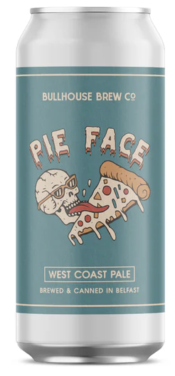 Bullhouse Brew- Pie Face Pale Ale 3.8% ABV 440ml Can - Martins Off Licence