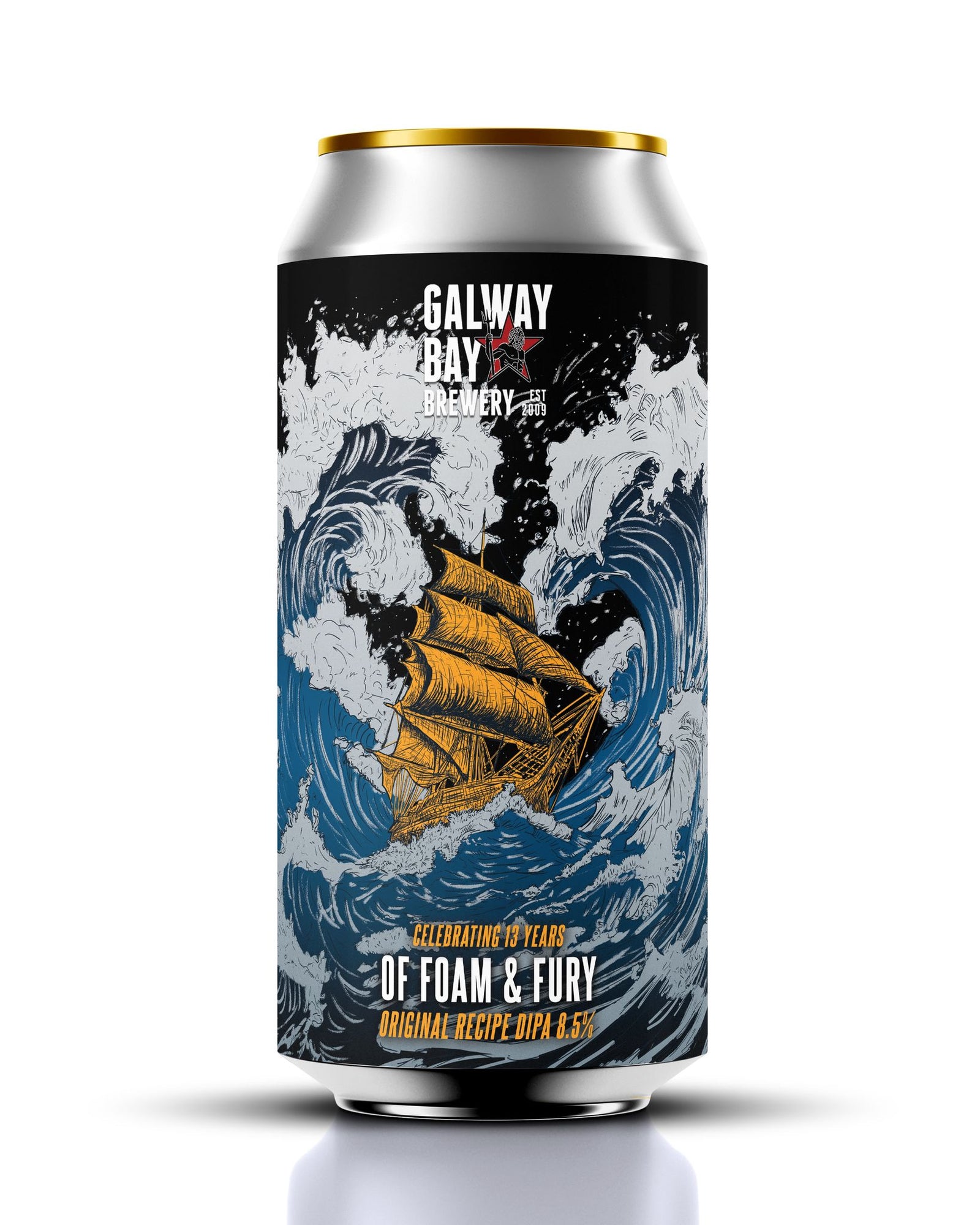 Galway Bay Brewery - Of Foam & Fury DIPA 8.3% ABV 440ml Can