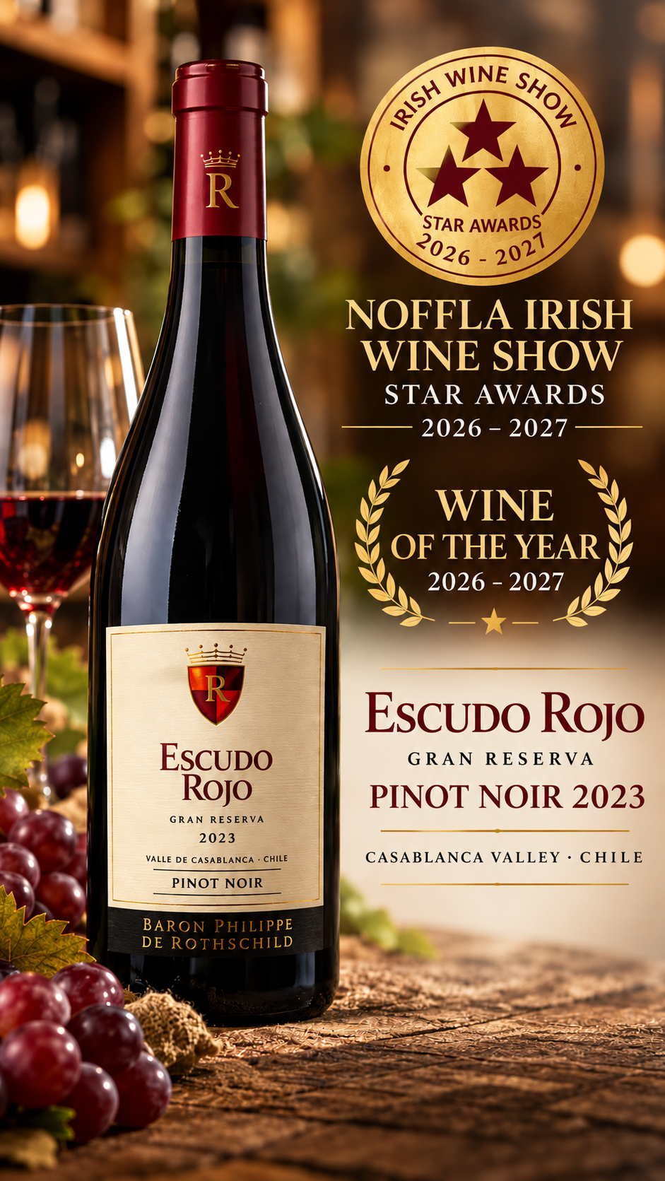 Escudo Rojo Gran Reserva Pinot Noir 2023
