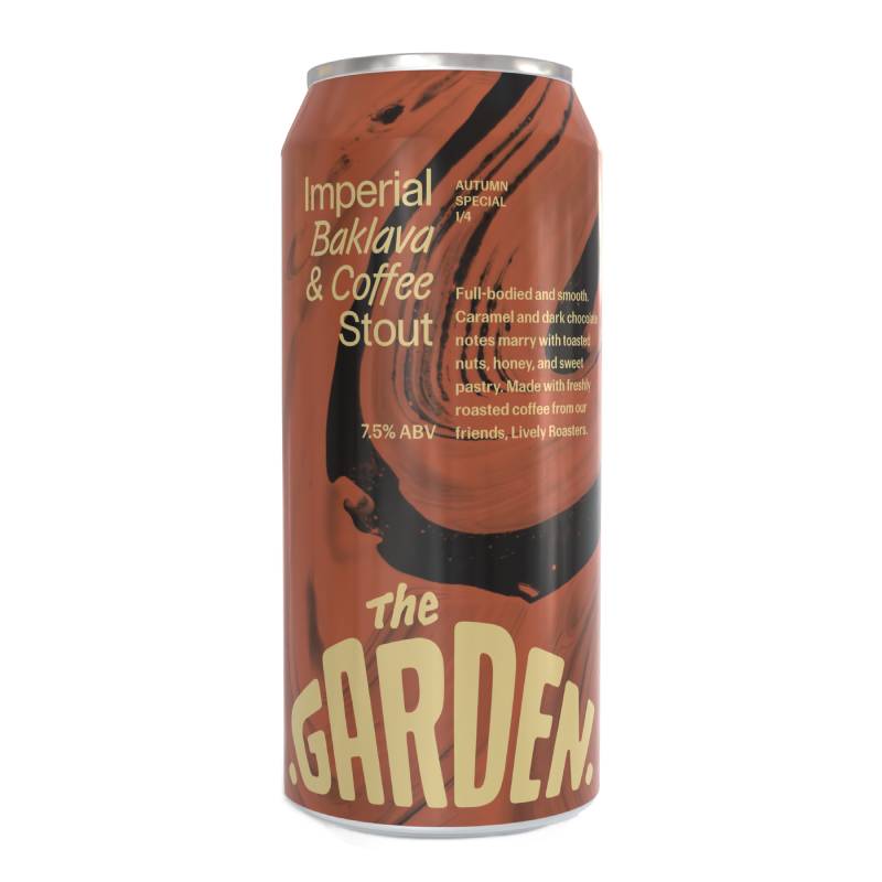 The Garden Brewery Imperial Baklava & Coffee Stout 440ml can