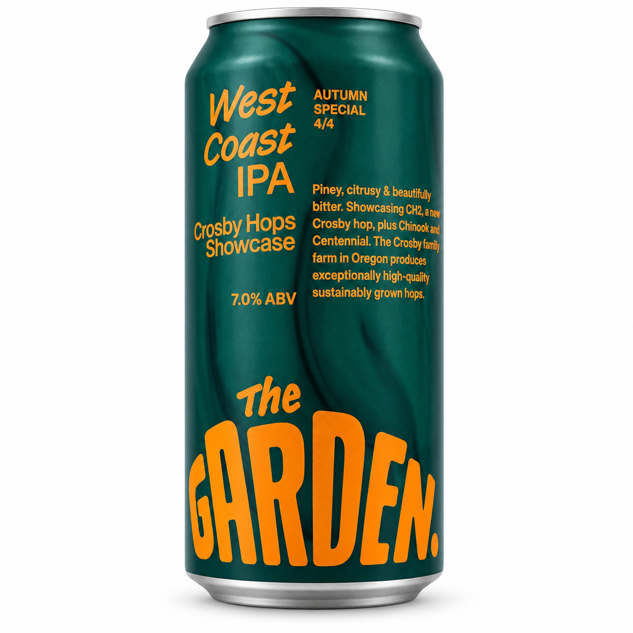 The Garden Brewery West Coast IPA Crosby Hops Showcase 440ml can