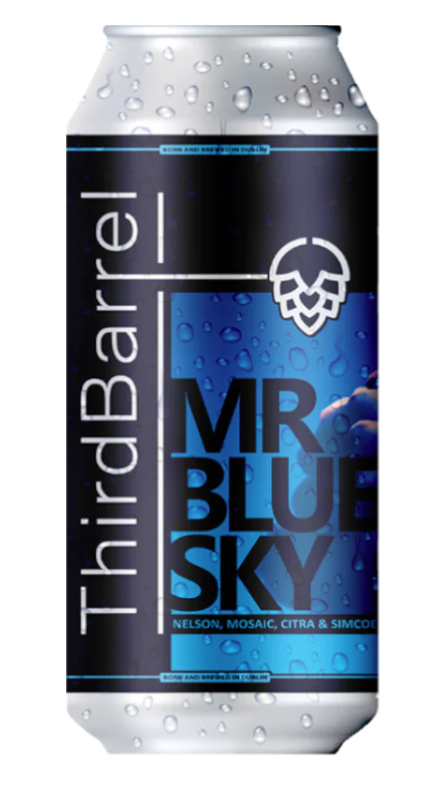 Third Barrel Brewing- Mr Blue Sky IPA 7% ABV 440ml Can