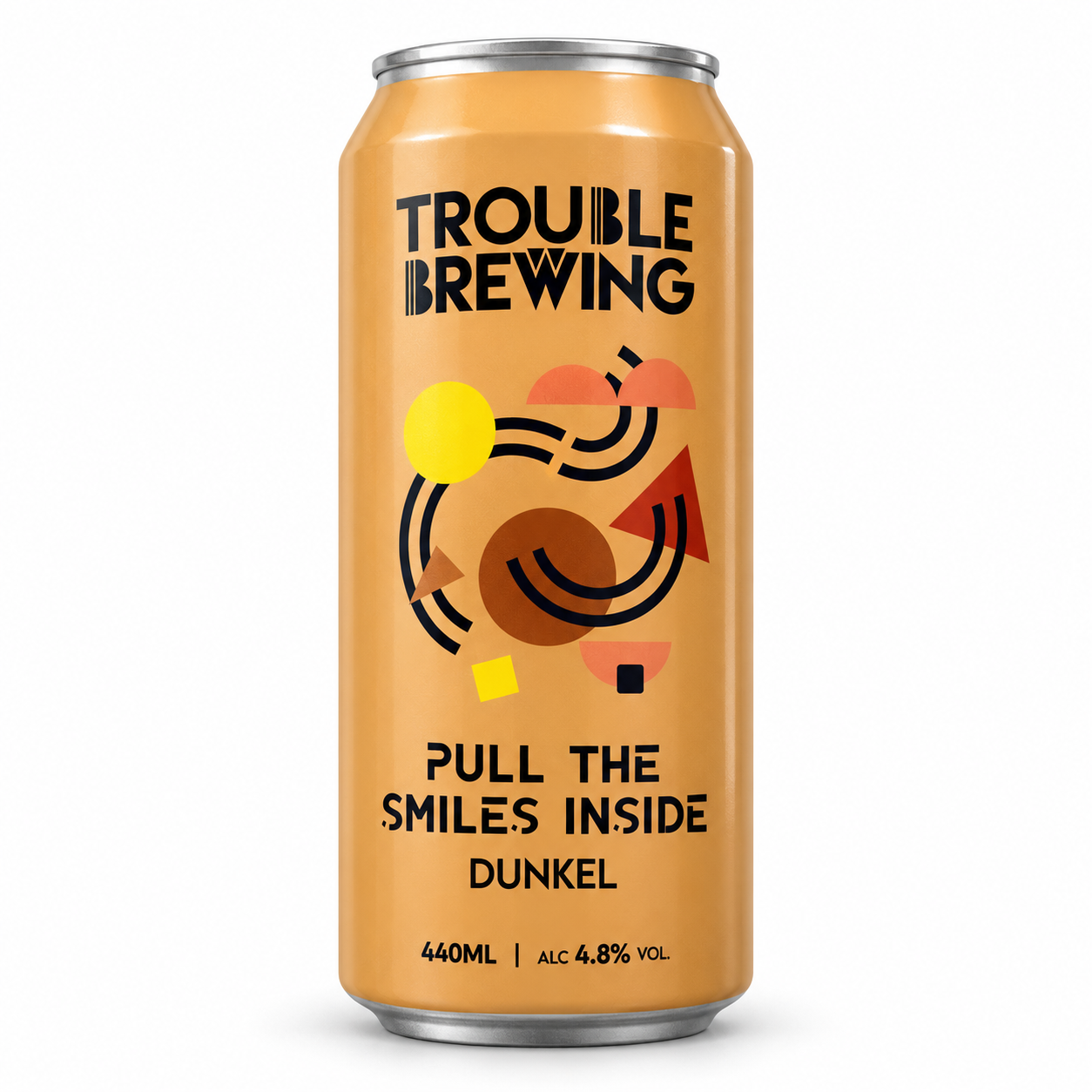 Trouble Brewing Pull The Smiles Inside Dunkel 4.8% ABV 440ml can