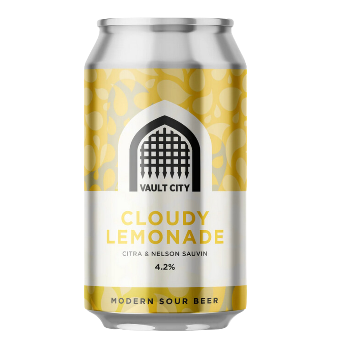 Vault City Brewing- Cloudy Lemonade Sour 4.2% ABV 440ml Can