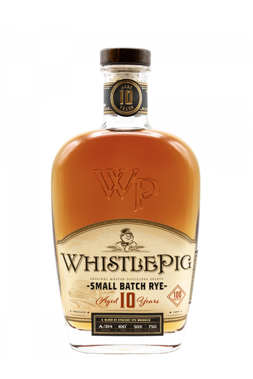 WhistlePig 10 Year Small Batch Rye bottle