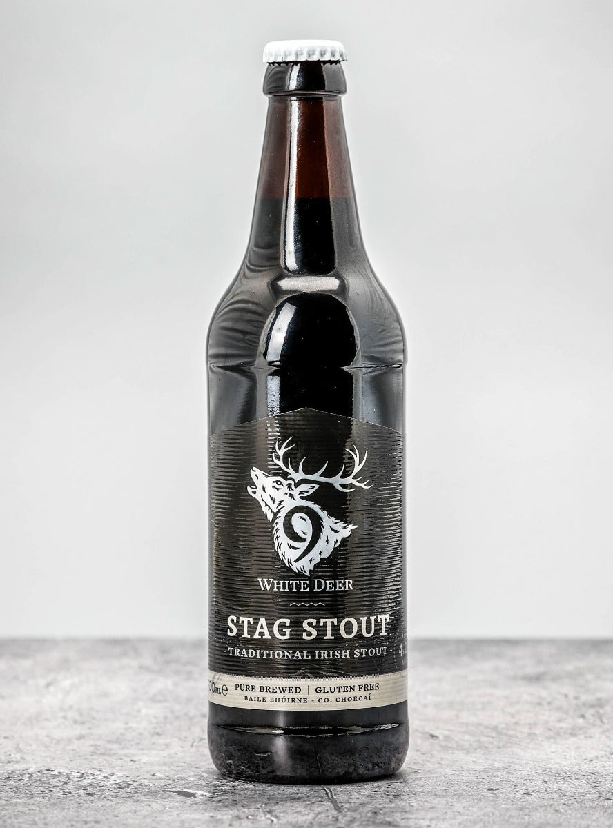 9 white deer stag saor gluten free stout