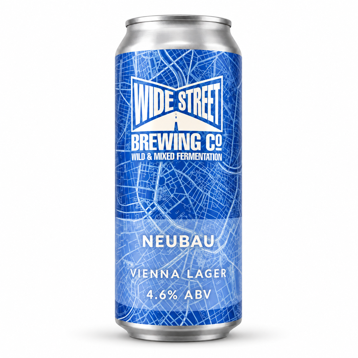 Wide Street Brewing Neubau Vienna Lager 4.6% ABV 440ml can