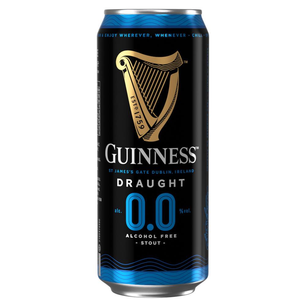 Guinness - Draught Stout Alcohol Free 0.0% ABV 500ml Can