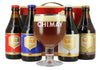 Chimay Four Bottle's & Glass Gift Set