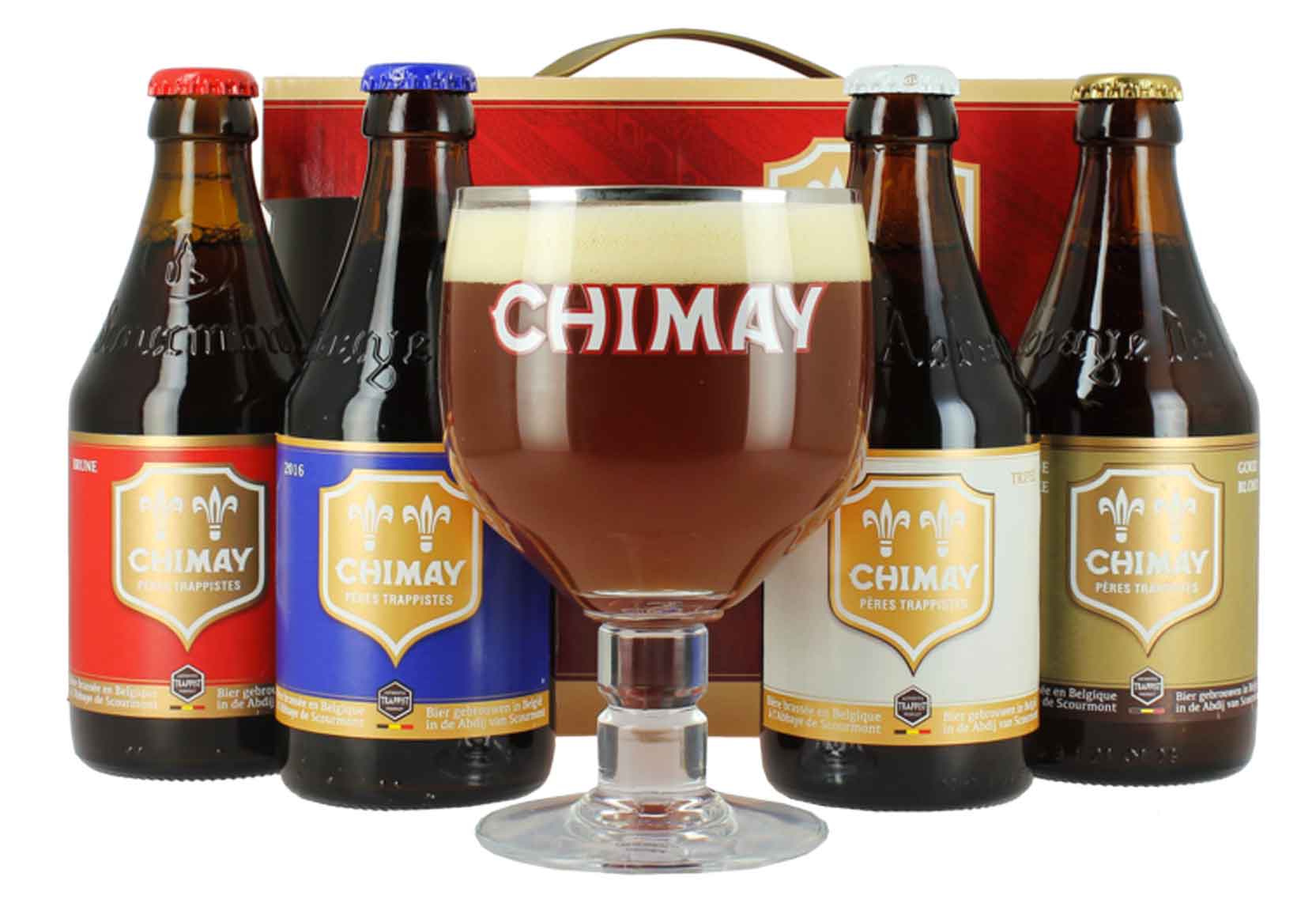 Chimay Four Bottles & Glass Gift Set - Martins Off Licence