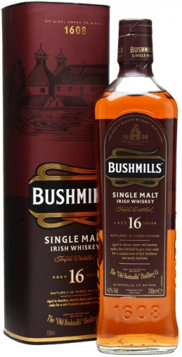 Bushmills 16 Year Old Single Malt Irish Whiskey 700ml