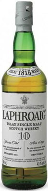 Laphroaig 10 Year Old Islay Single Malt Scotch Whiskey 700 ml, 40% ABV