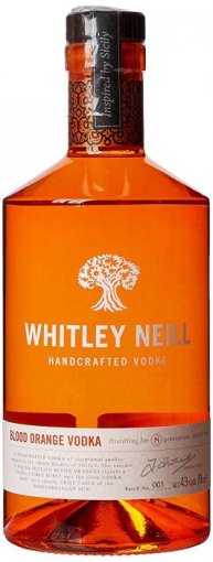 whitley neill blood orange vodka 700ml