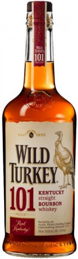 wild turkey 101 kentucky bourbon 700 ml, 50.5% ABV