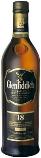 Glenfiddich 18 Year Old Single Malt Scotch Whiskey 700 ml, 40% ABV