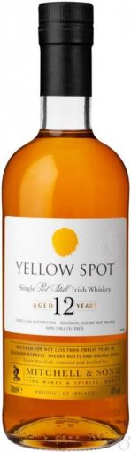 Yellow Spot 12 Year Old Single Pot Still Irish Whiskey 700 ml, 46