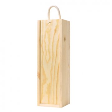 1 bottle wooden box