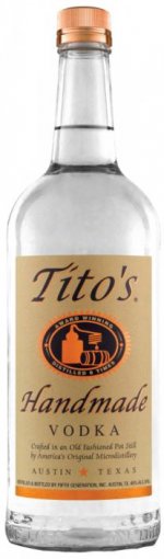 Tito's Handmade Vodka 700ml, 40% ABV