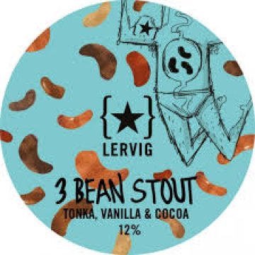 Lervig-  3 Bean 12% ABV Stout 330ml Can