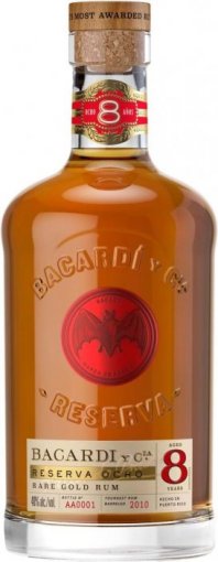 bacardi 8 year old rum 700ml