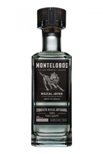 montelobos mezcal joven espadin 700ml, 43.2% ABV