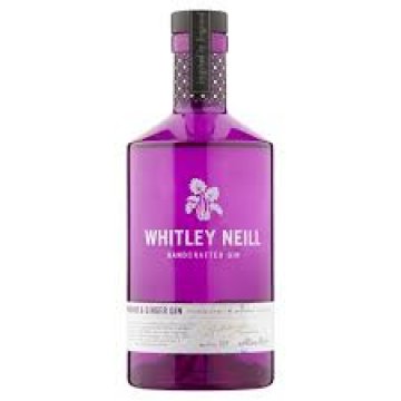 Whitley Neill Rhubarb and Ginger Gin 700ml, 43% ABV