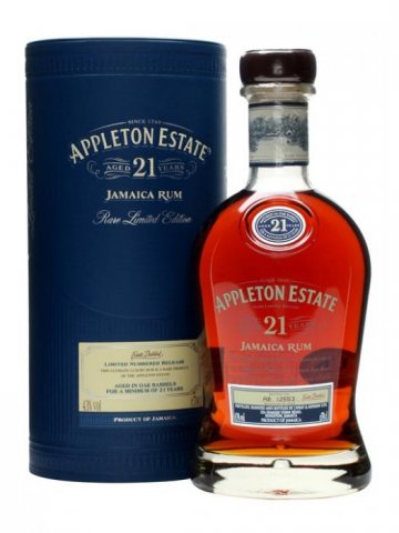 Appleton Estate Aged 21 Years Jamaica Rum Rare Limited Edition 700ml 700 ml, 43% ABV