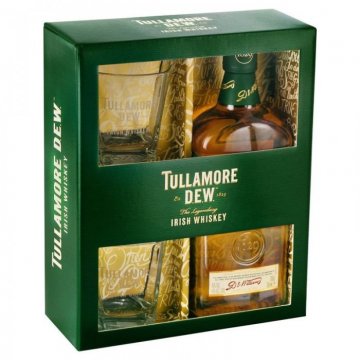 tullamore dew original irish whiskey gift pack 700 ml, 40% ABV