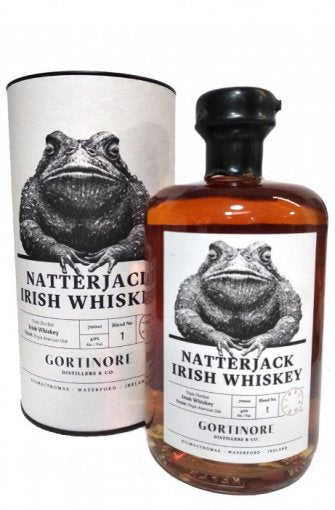 natterjack irish whiskey 700 ml, 40% ABV