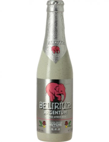 Delirium - Argentum Hopped Amber IPA Beer 7% ABV 330ml Bottle