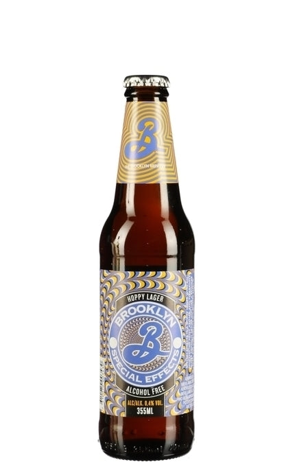 Brooklyn Brewery - Special Effects Hoppy Lager Alcohol Free 0.4% ABV 330ml Bottle - Martins Off Licence