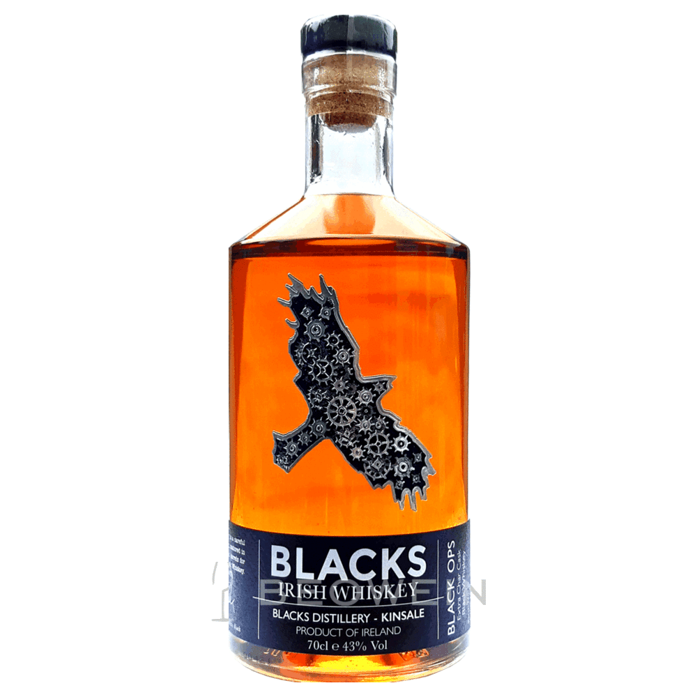 Blacks Black Ops Irish Whiskey 700ml, 43.0% ABV