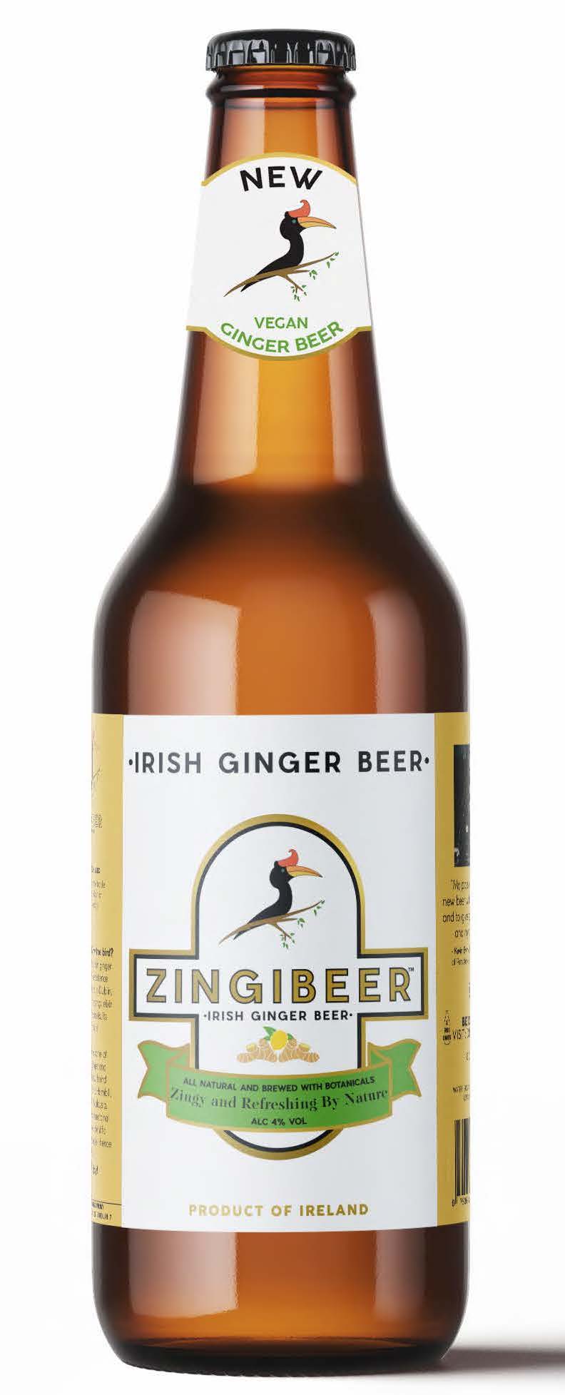 Zingibeer - Irish Ginger Beer 4% ABV 500ml Bottle - Martins Off Licence