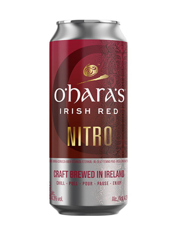 OHaras - Nitro Irish Red Ale 4.3% ABV 440ml Can - Martins Off Licence