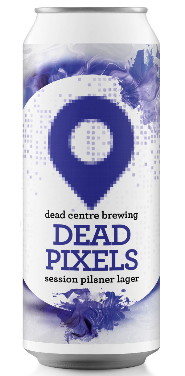 Dead Centre - Dead Pixels Session Pilsner Lager 4.0% ABV 440ml Can