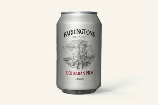 Farringtons Bohemian Pils 4.4% ABV 440ml Can