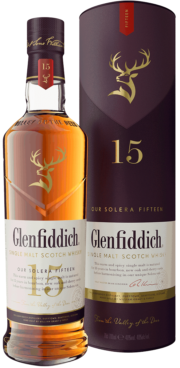 Glenfiddich Distillery 15yr Single Malt Solera 700 ml, 40% ABV