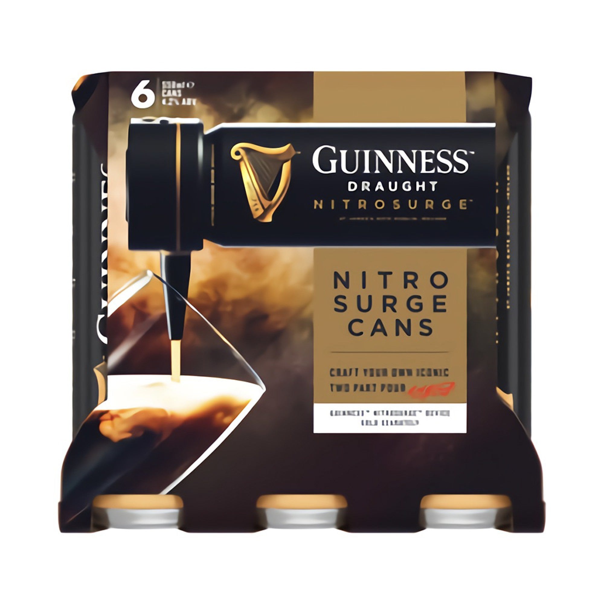 Guinness Nitrosurge 6-Pack 558mlCan 4.2% ABV DRS - Martins Off Licence