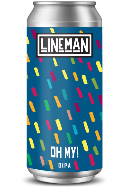 Lineman - Oh My! DIPA 8.2% ABV 440ml Can