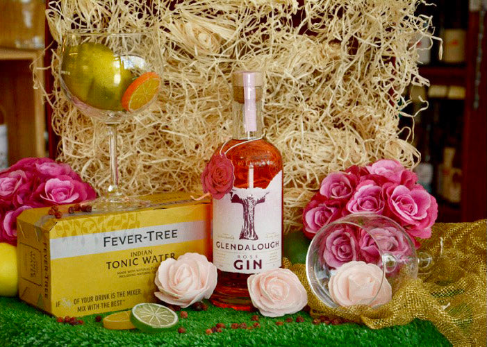 Martins Off Licence Glendalough Rose Irish Gin Hamper